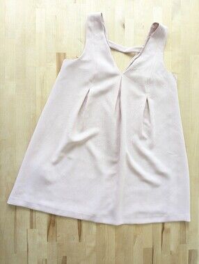 {BCBGeneration} Pale Blush Sleeveless V-Neck A-Line Mini Dress
